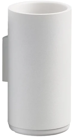 ZONE Denmark Zahnbürstenbecher Rim zur Wandmontage 13,6cm weiß