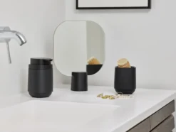 ZONE Denmark Zahnbürstenbecher Time Black