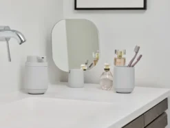 ZONE Denmark Zahnbürstenbecher Time Soft Grey